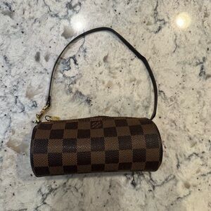Authentic Louis Vuitton Damier Ebene Mini Papillon Pochette